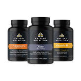 3 bottles that make up the Healthy Immune System Bundle