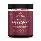 Multi Collagen Protein Powder Unflavored (60 Servings) bottle with a callout that says hydrolyzed peptides