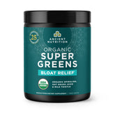 Organic SuperGreens Bloat Relief† Powder Greens Flavor (25 Servings) bottle