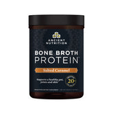 Bone Broth Protein Powder Salted Caramel (20 Servings) front of bottle