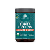 Organic SuperGreens Alkalize & Detox Powder (25 Servings) bottle