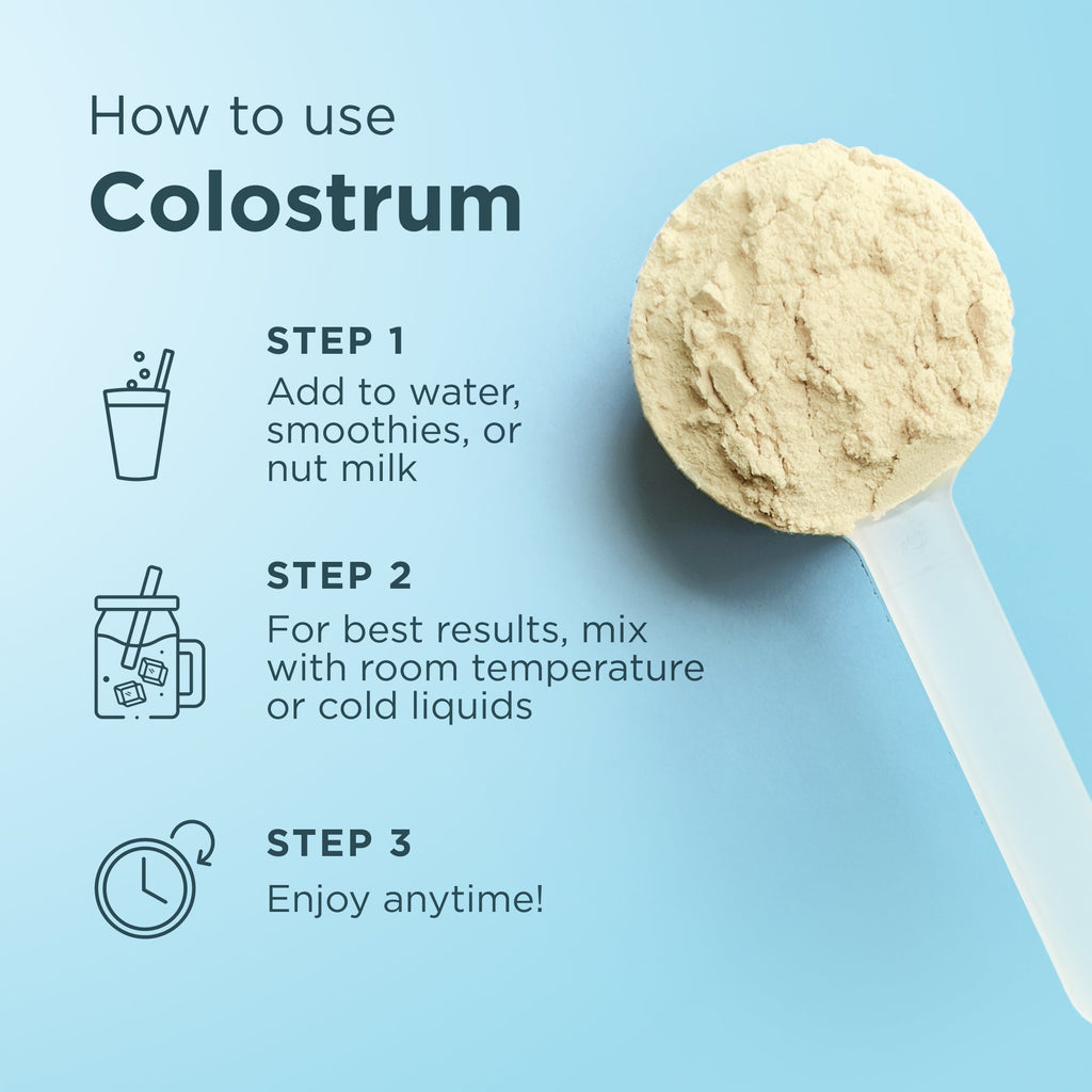 how to use colostrum