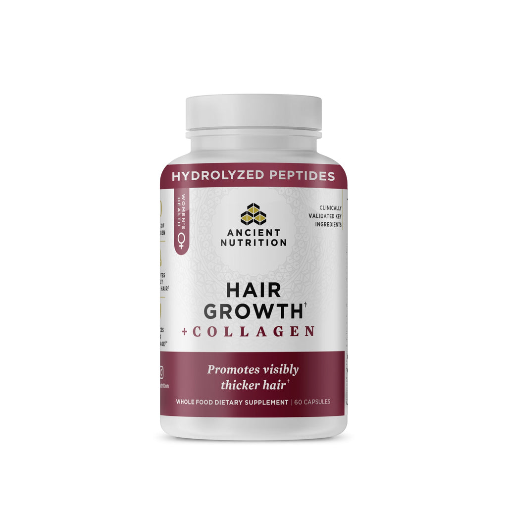 Hair Growth + Collagen Capsules (30 Servings) bottle
