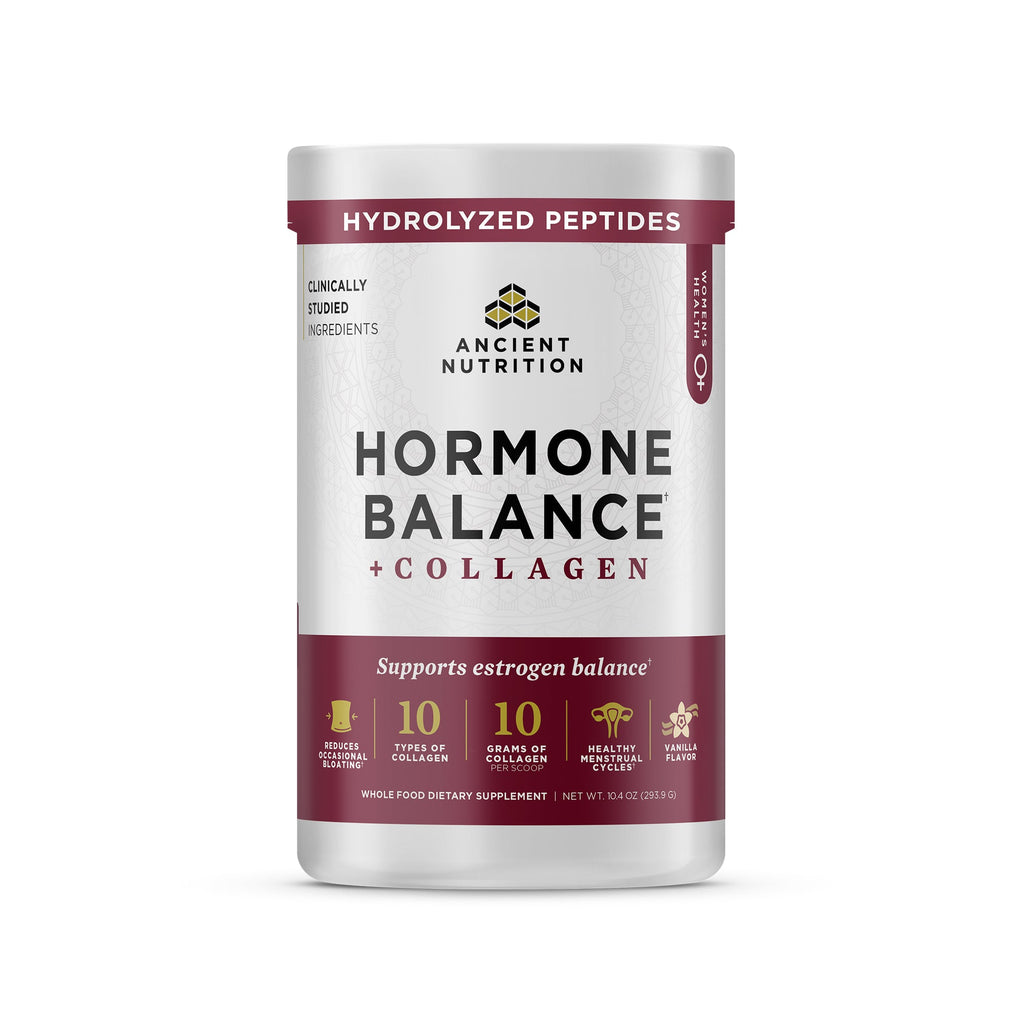 Hormone Balance + Collagen Powder Vanilla (25 Servings) bottle