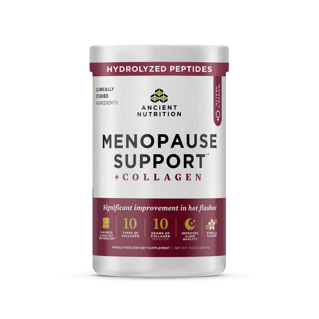 Menopause Support + Collagen Powder Vanilla (25 Servings) bottle