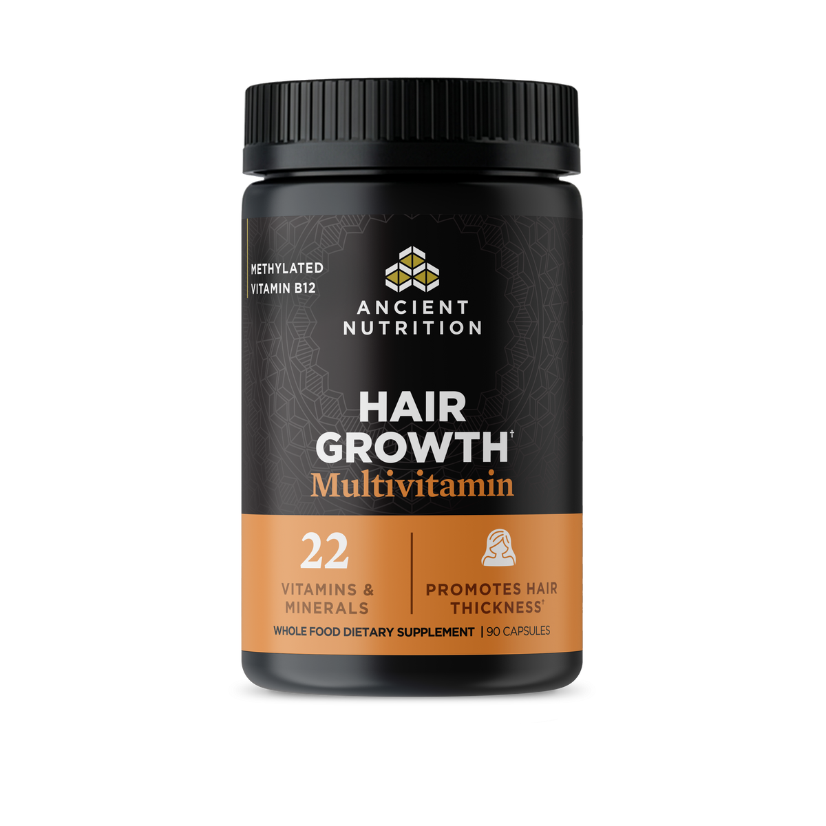 Hair Growth Multivitamin Capsules (90 Capsules) bottle