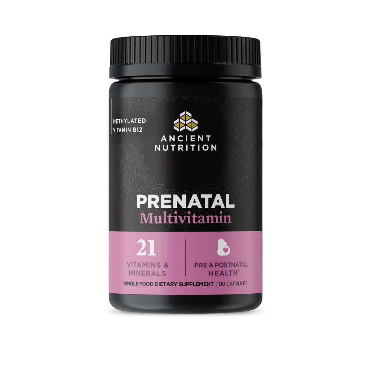 Ancient Multivitamin Prenatal Capsules (90 Capsules) bottle