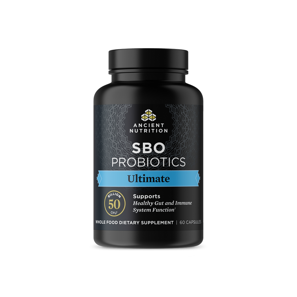SBO Probiotics Ultimate Capsules (60 Capsules) bottle