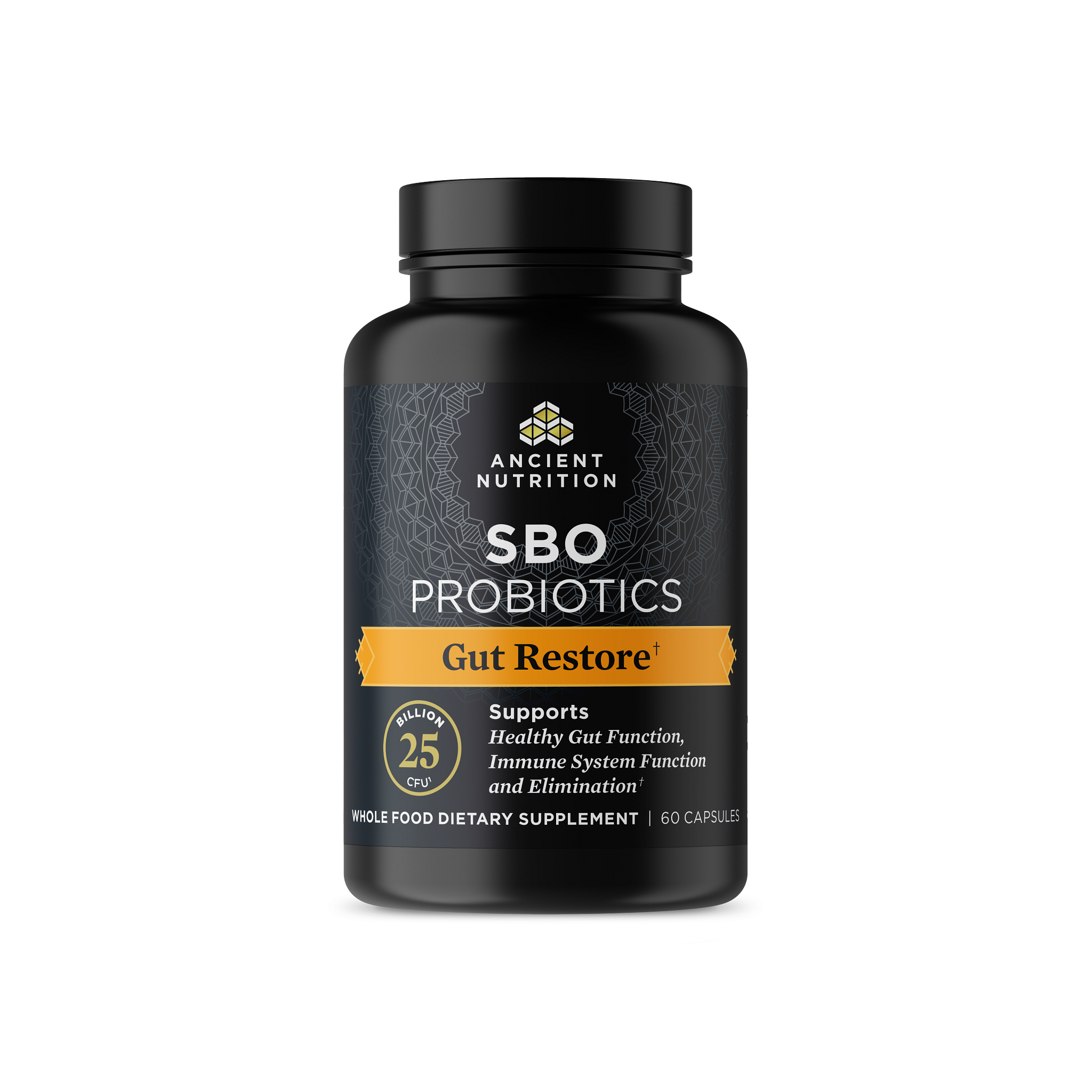 SBO Probiotics Gut Restore Capsules (60 Capsules) bottle