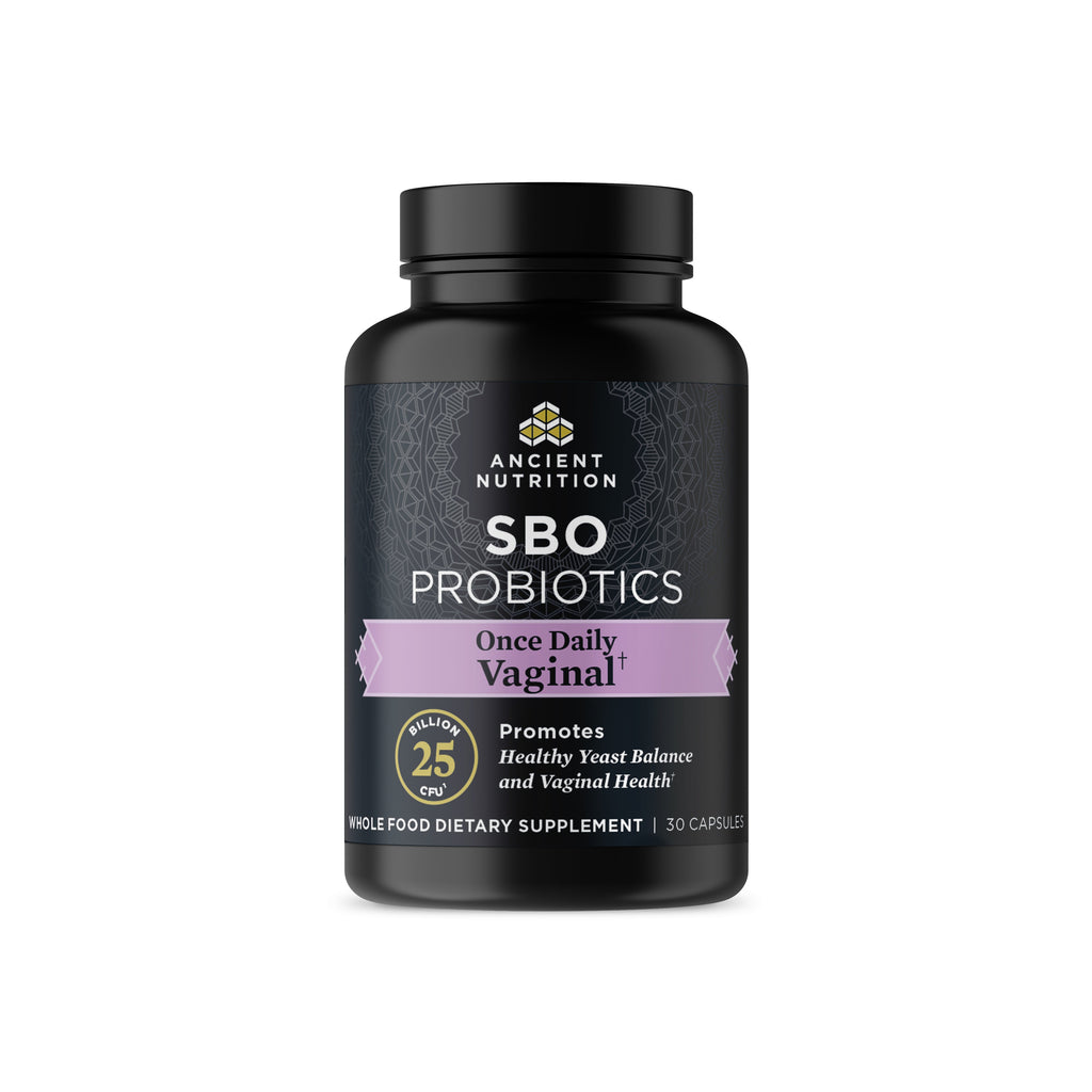 SBO Probiotics Vaginal Once Daily (30 Capsules) bottle
