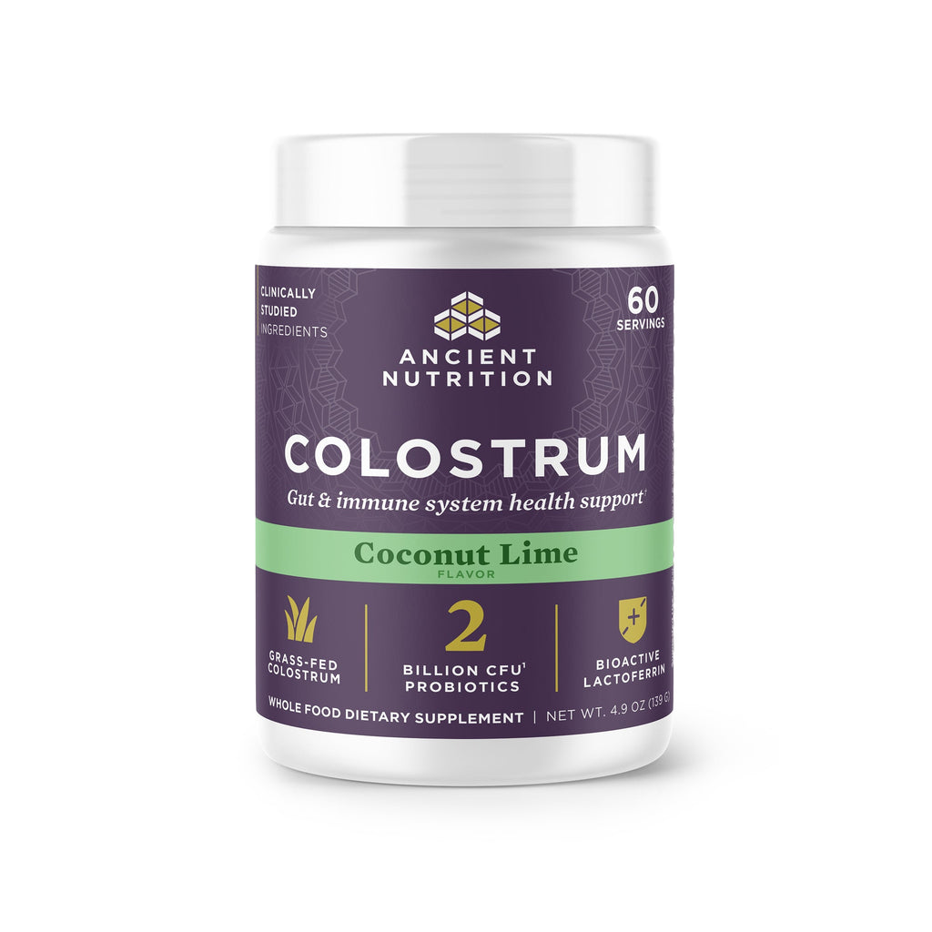 Colostrum Powder Coconut Lime Flavor (60 Servings) bottle