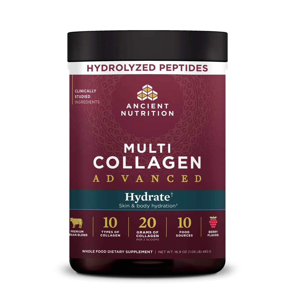 Multi Collagen Advanced Hydrate Powder Mixed Berry (30 Servings) bottle