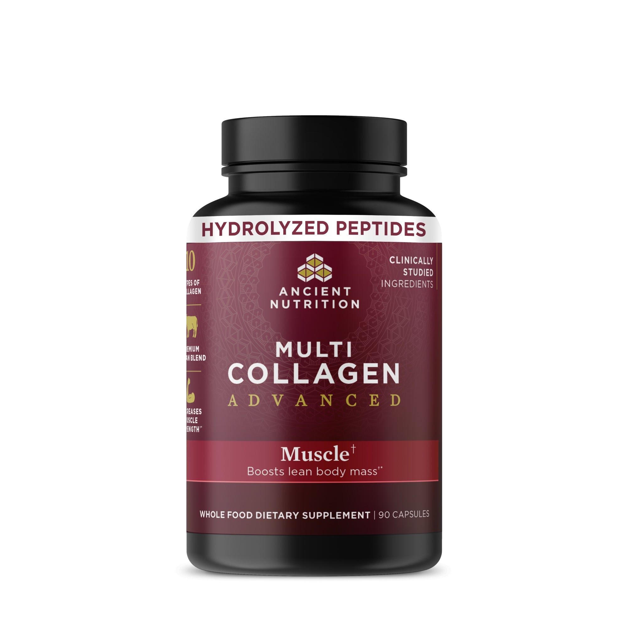Multi Collagen Advanced Muscle Capsules (30 Servings) bottle