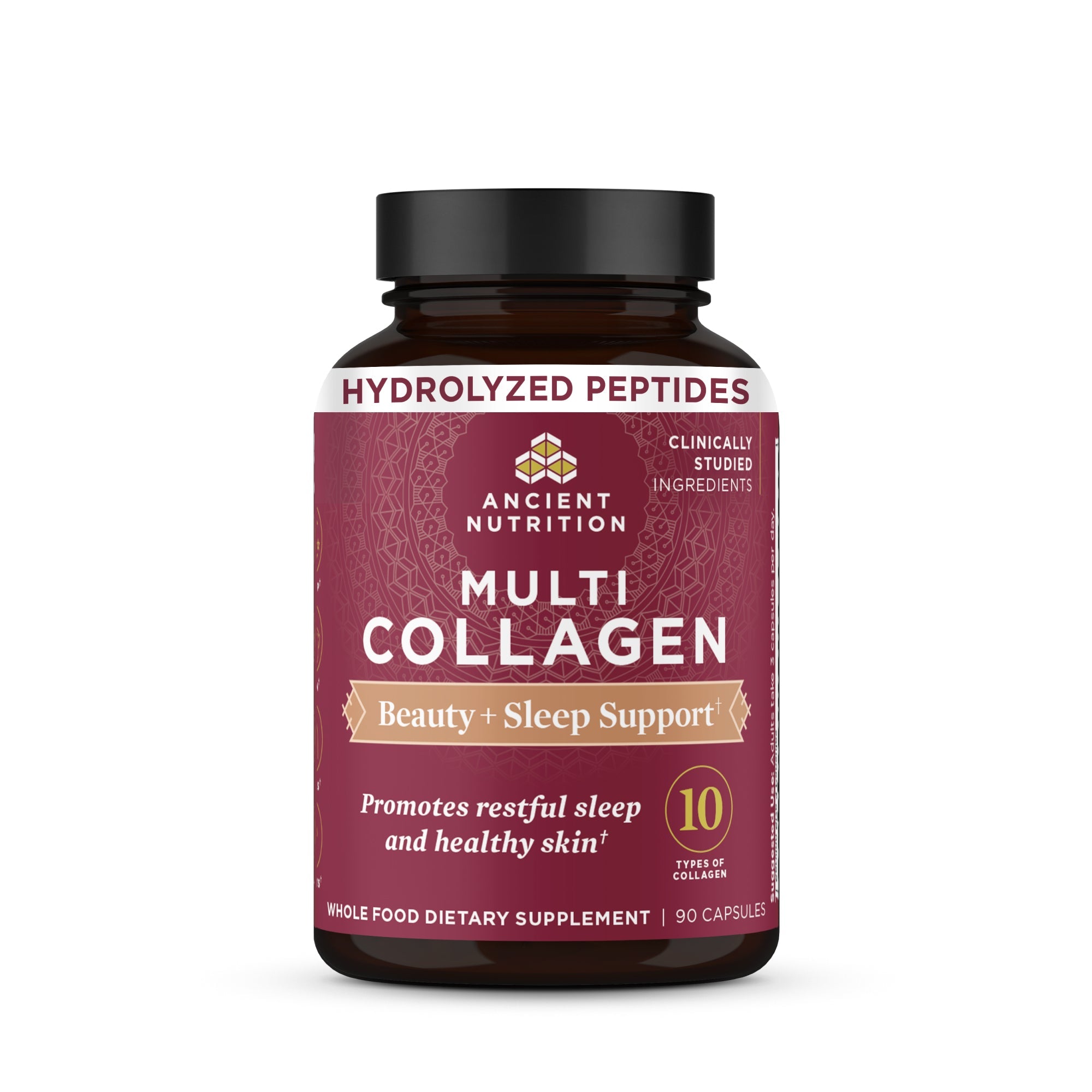Multi Collagen Beauty & Sleep Support Capsules (90 Capsules) bottle