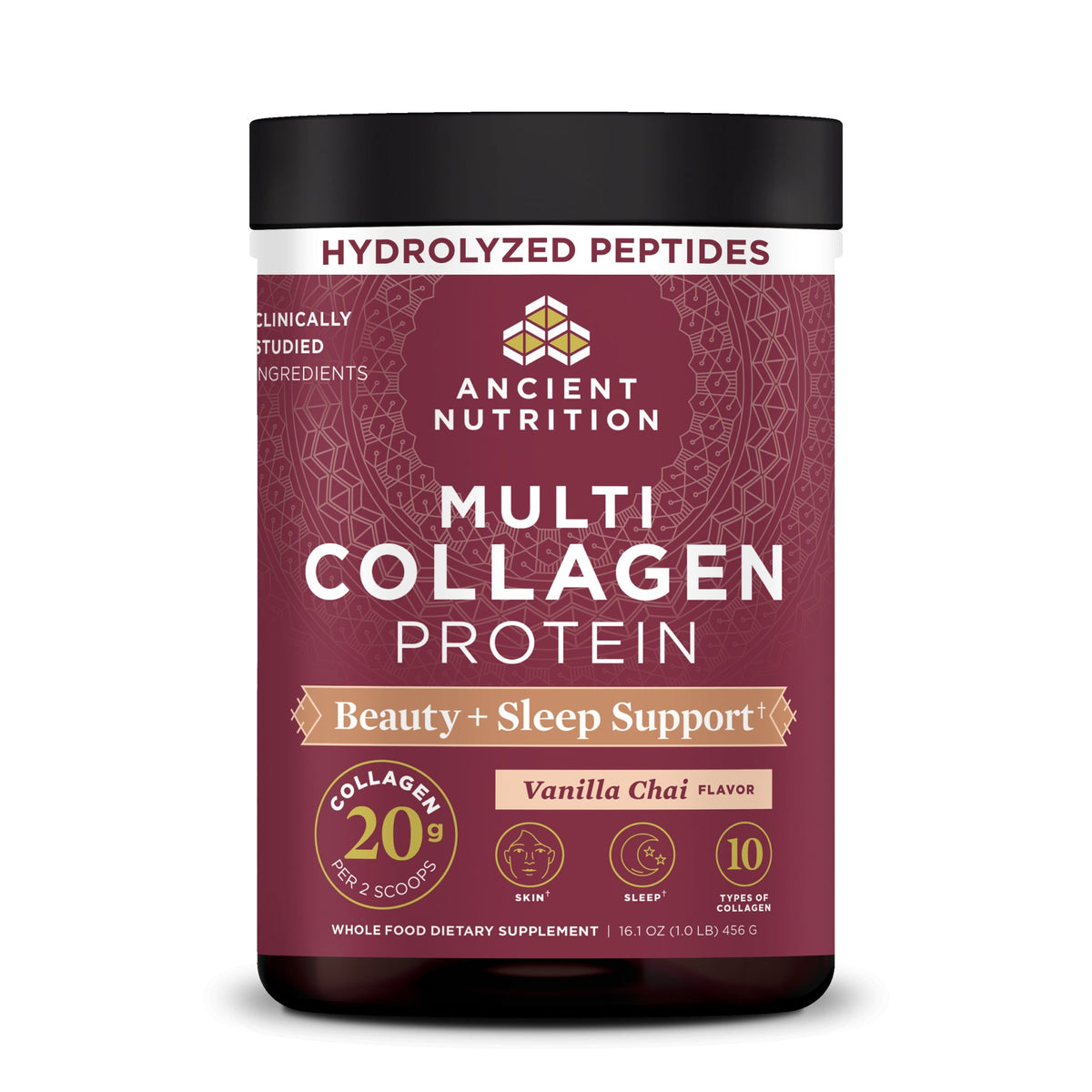 Multi Collagen Protein Beauty + Sleep Support Powder (38 Servings) bottle