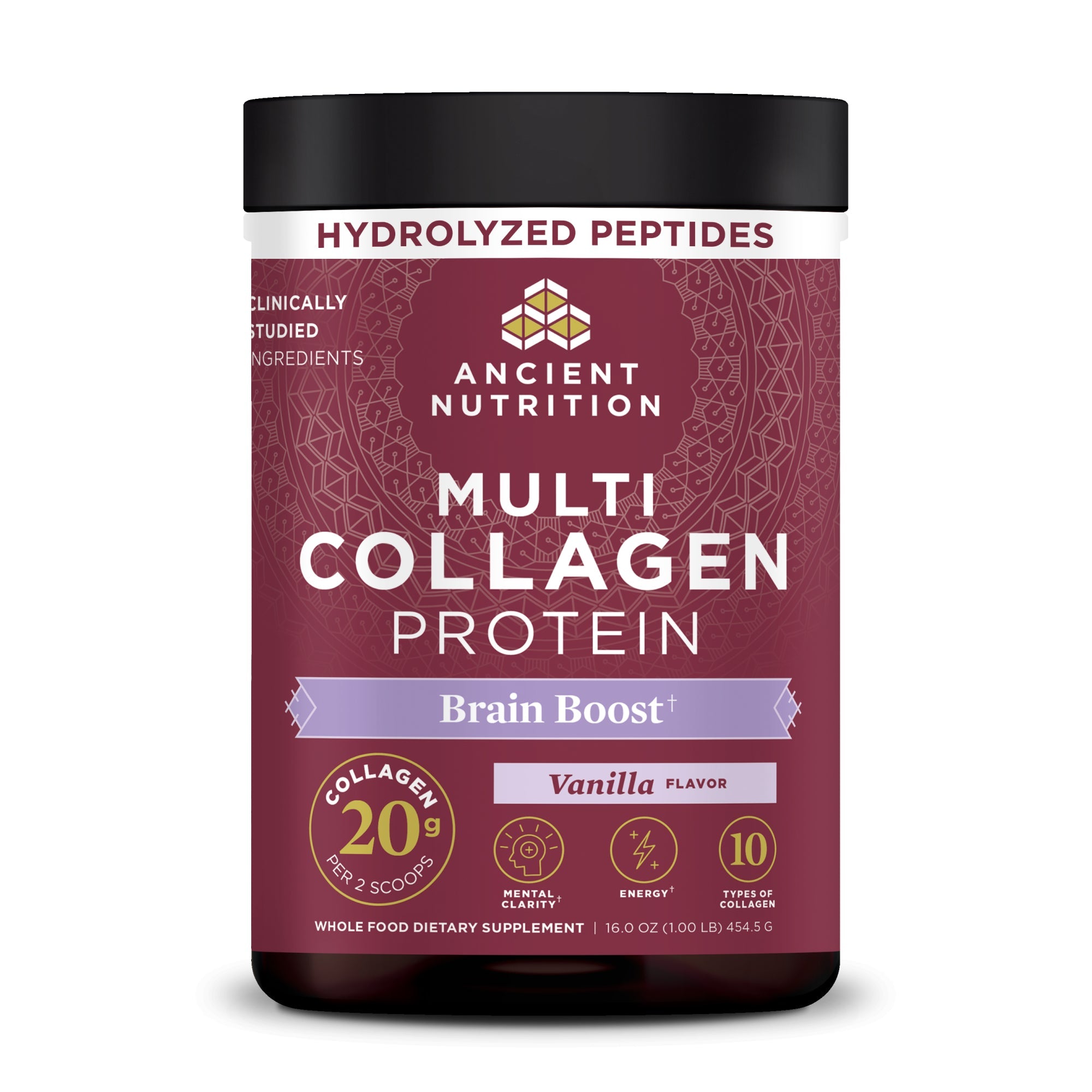 Multi Collagen Protein Brain Boost Powder (45 Servings) bottle
