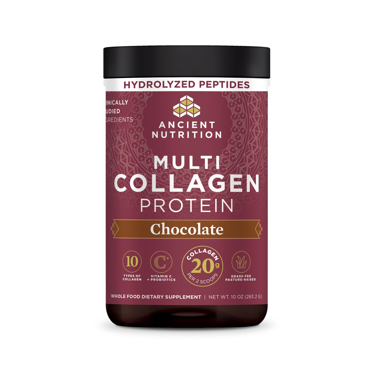 Multi Collagen Protein Powder Chocolate (24 Servings) bottle