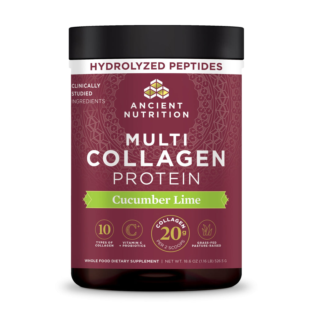 Multi Collagen Protein Powder Cucumber Lime (45 Servings) bottle