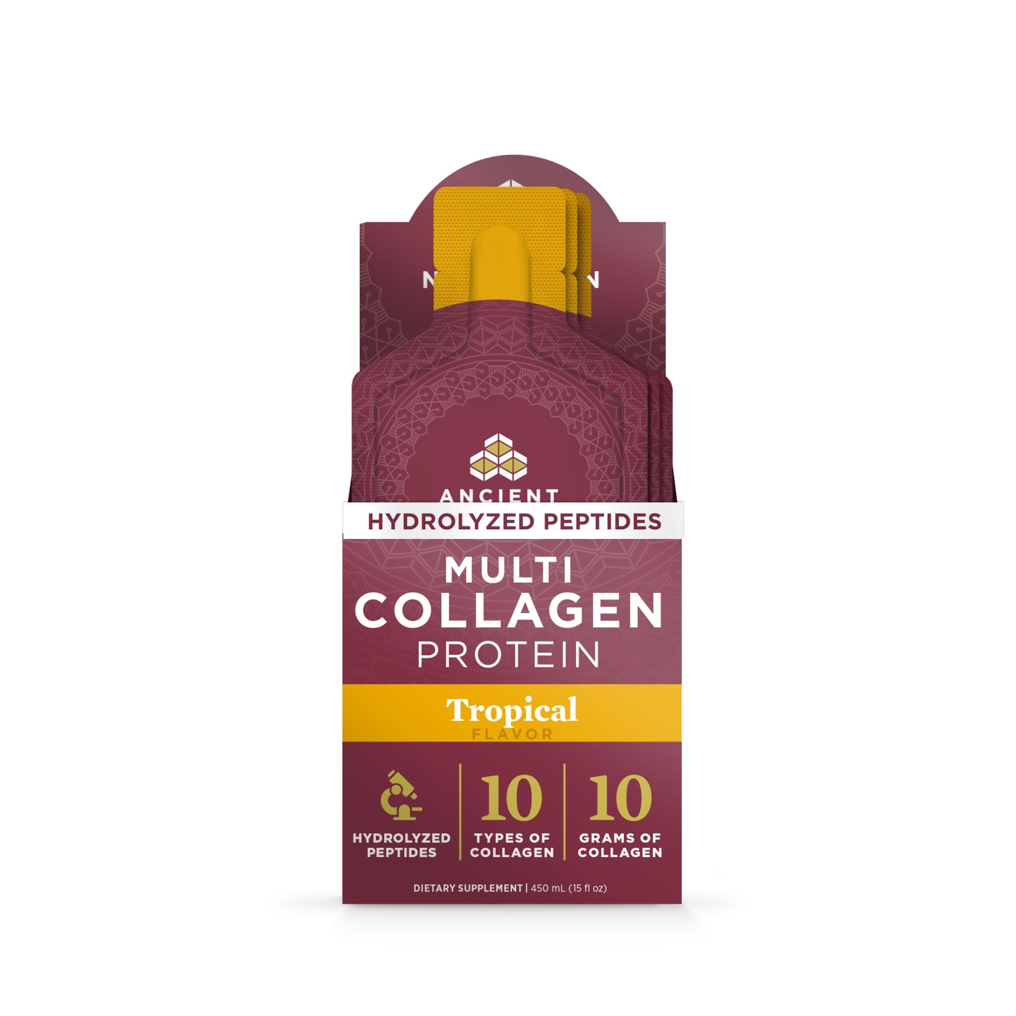Multi Collagen Protein | Gel Packs Tropical (15 Servings)