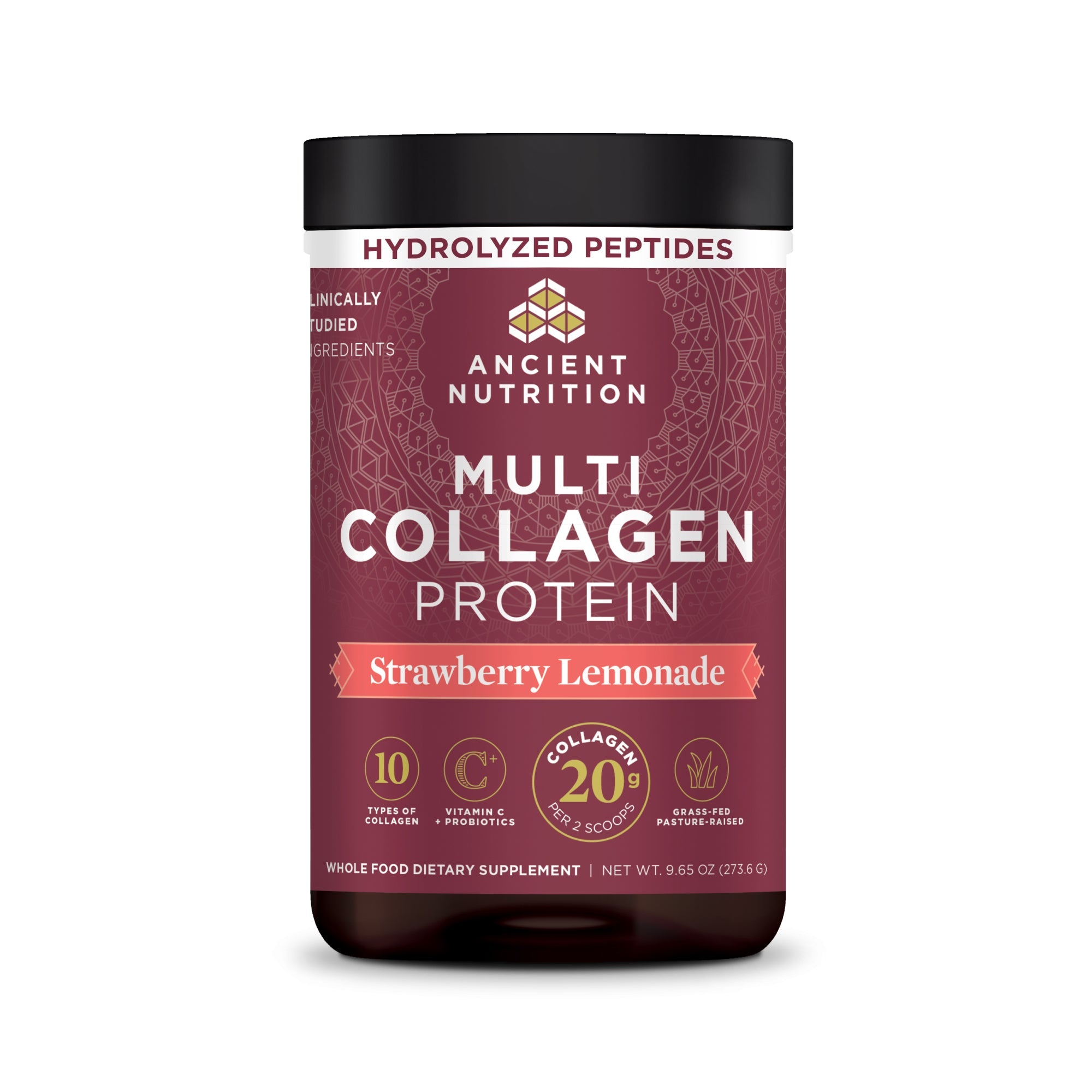 Multi Collagen Protein Strawberry Lemonade (24 Servings) bottle