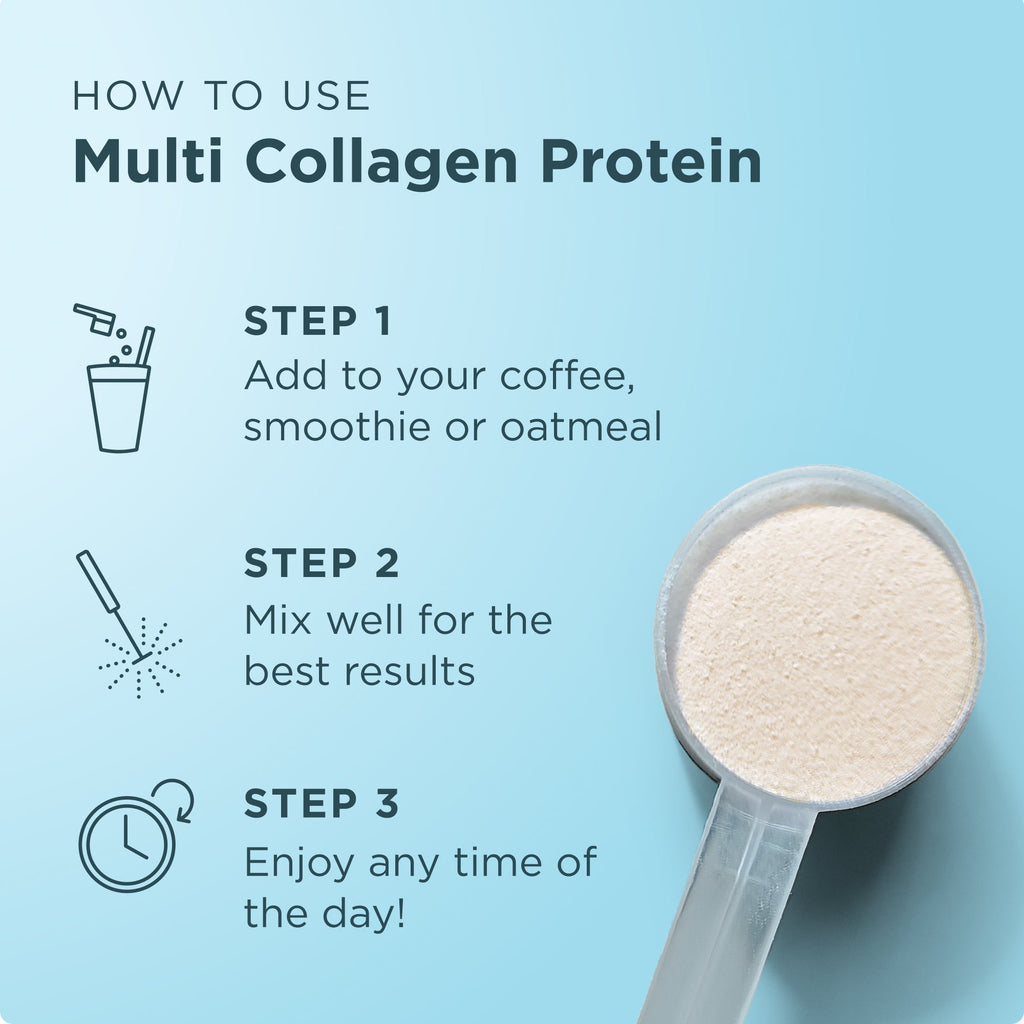 How to use Multi Collagen Protein Powder in drinks or recipes