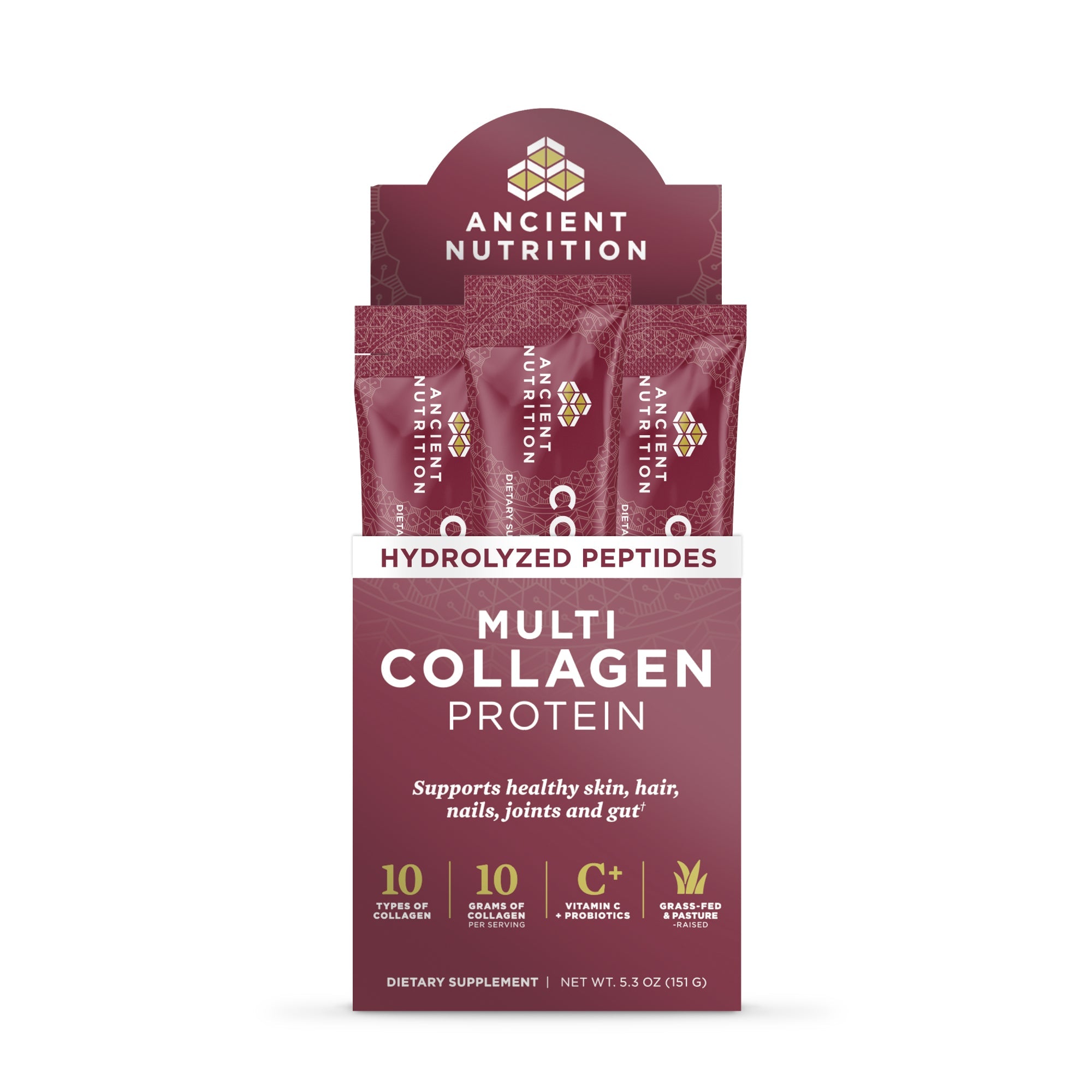 Multi Collagen Protein Stick Packs (15 Servings) box