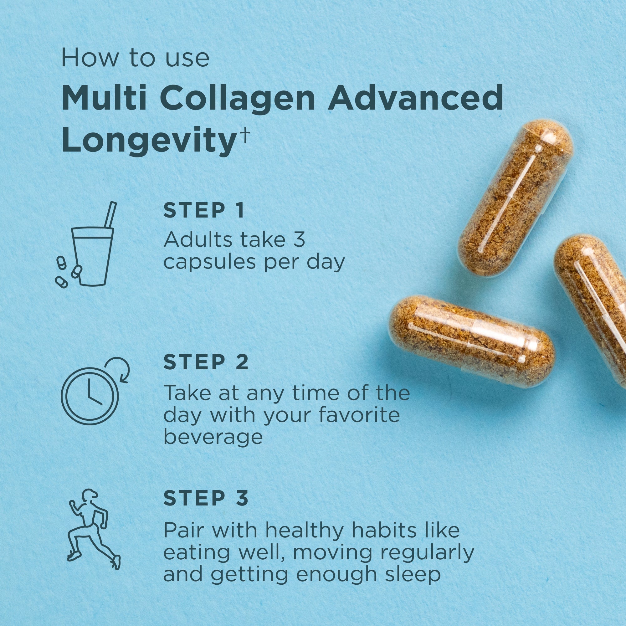 how to use multi collagen advanced longevity