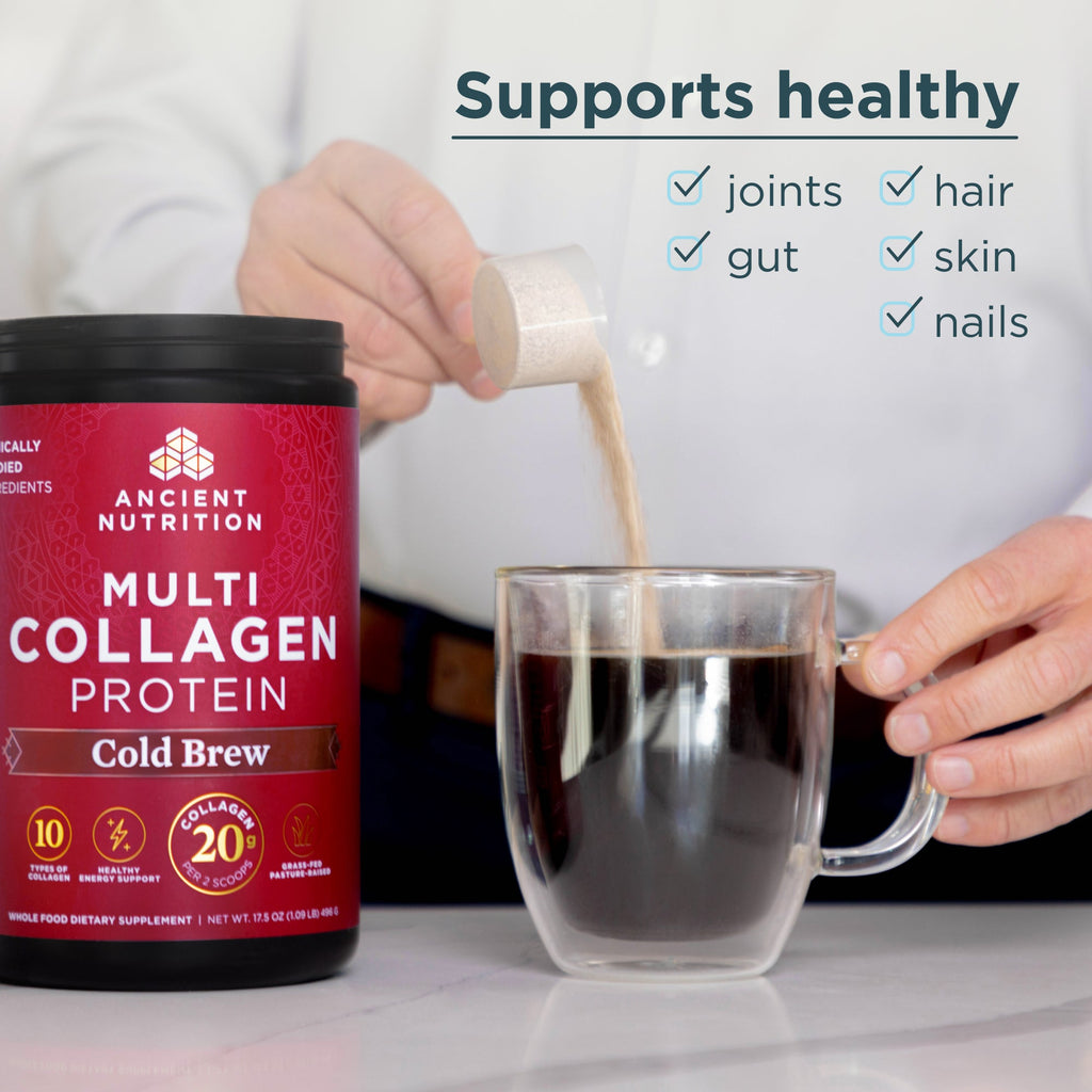 supports healthy joints, gut, har, skin, nails