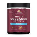 Multi Collagen Protein Powder Vanilla (60 Servings) bottle with hydrolyzed peptides called out at the top of the bottle