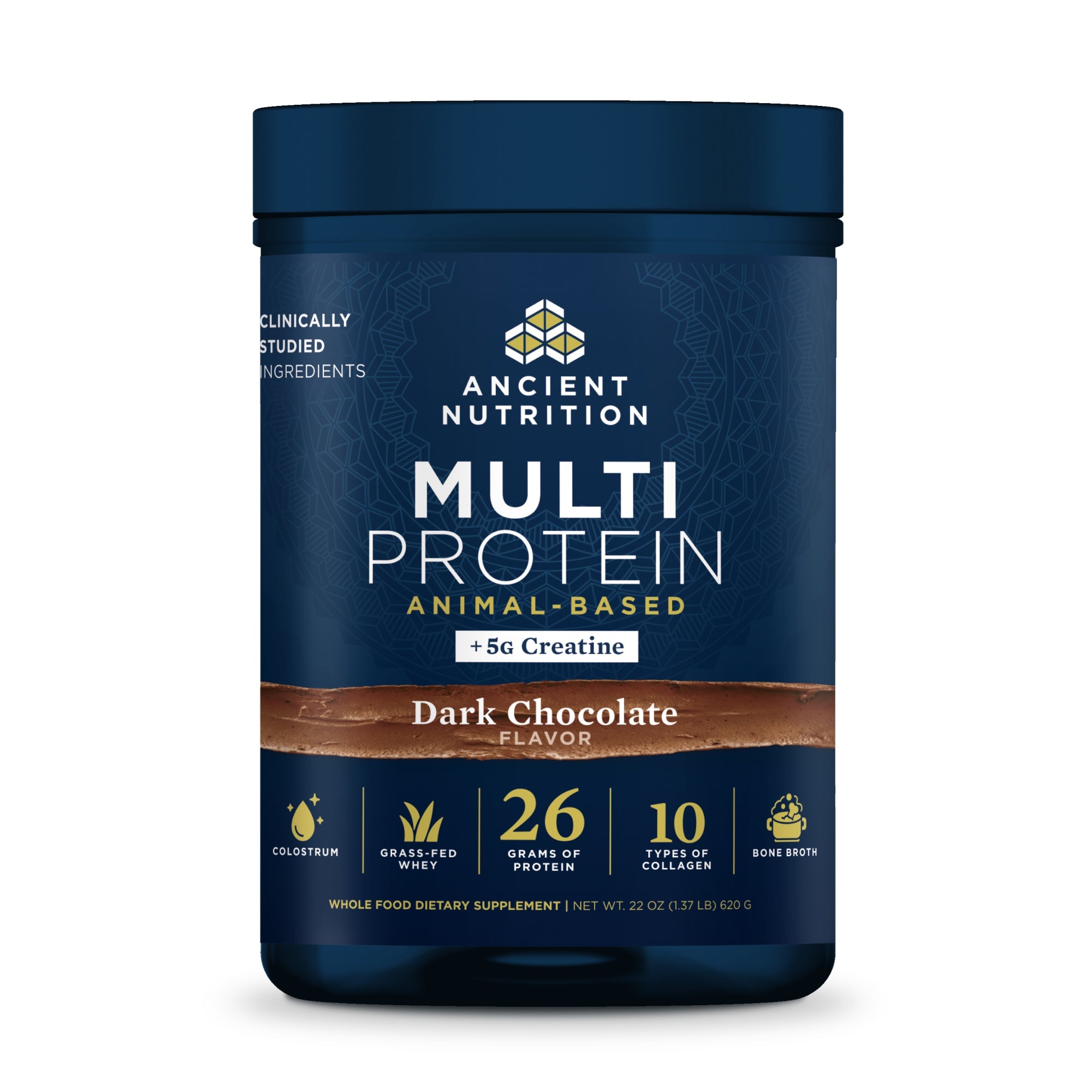 Multi Protein + Creatine Powder Dark Chocolate (15 Servings) bottle
