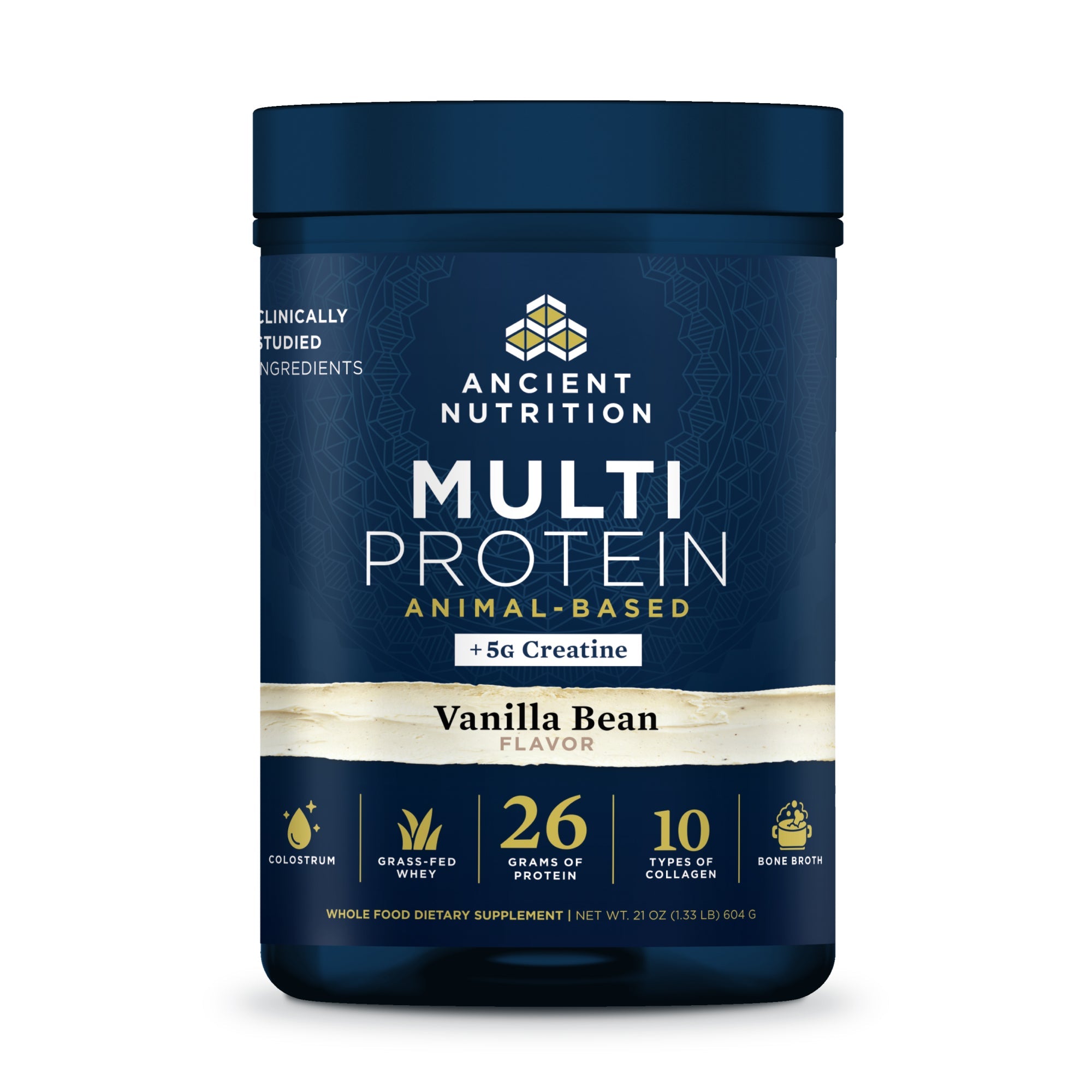 Multi Protein + Creatine Powder Vanilla Bean (15 Servings) bottle