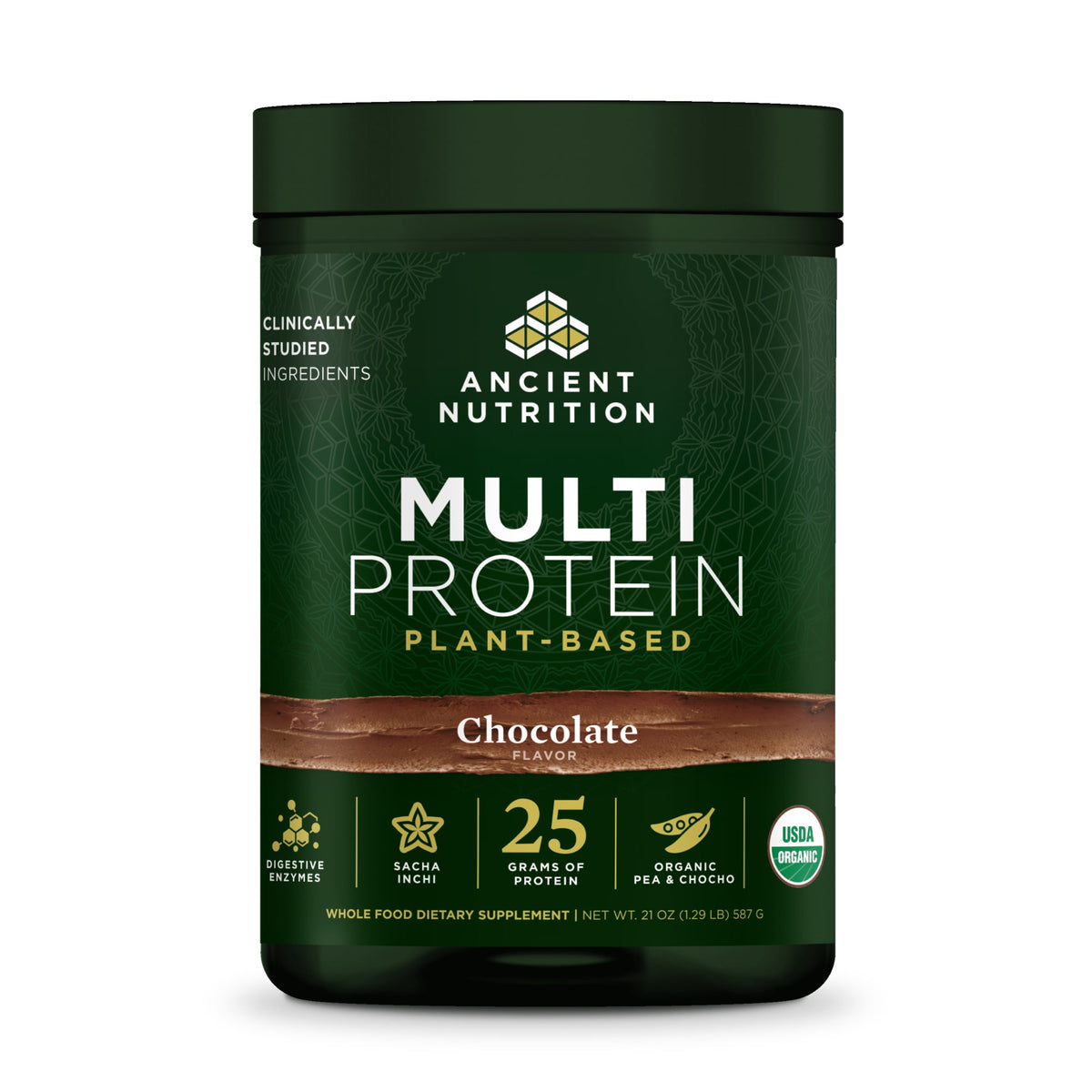 Multi Protein Plant Based Powder Chocolate (15 Servings) bottle