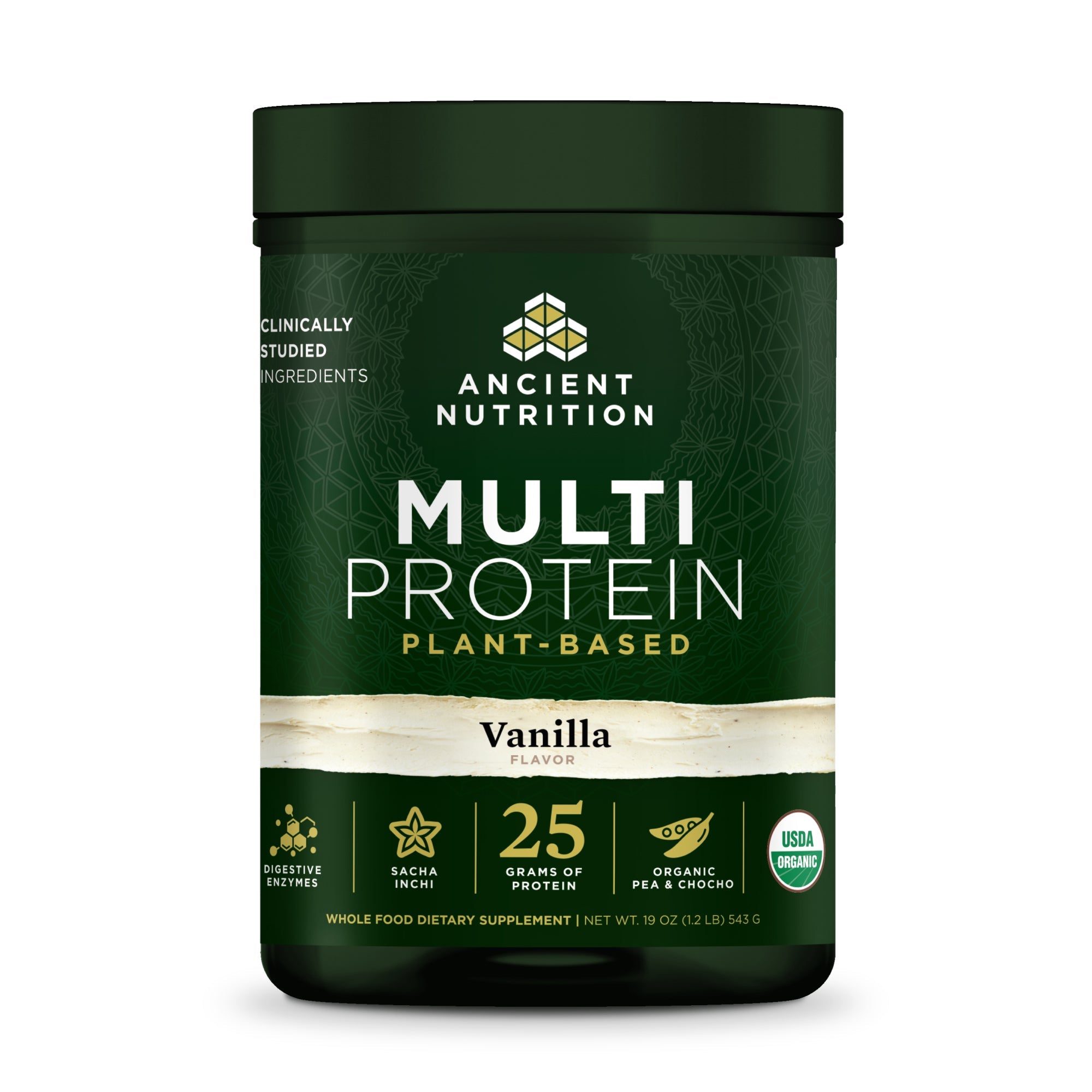 Multi Protein Plant Based Powder Vanilla (15 Servings) bottle