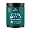 Organic SuperGreens Bloat Relief† Powder Pineapple Orange Flavor (25 Servings) bottle