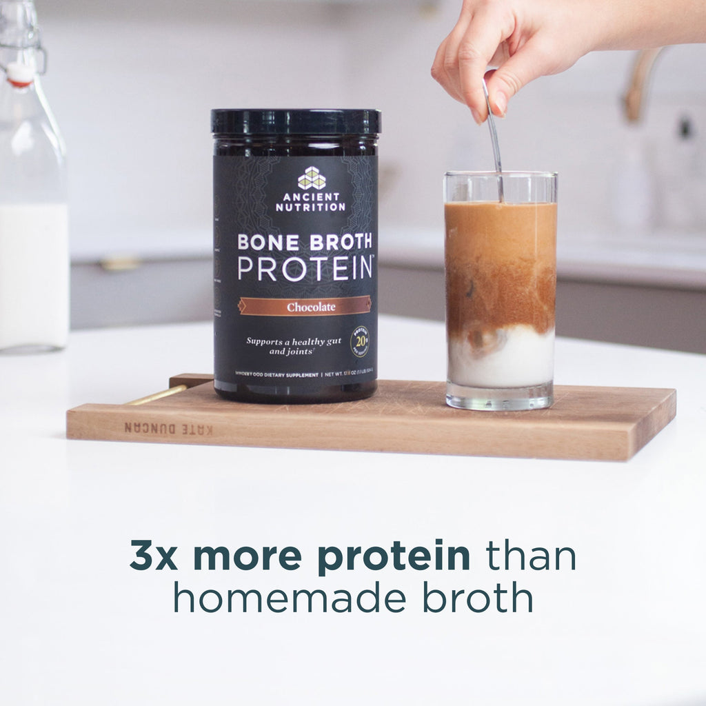 3x more protein than homemade broth