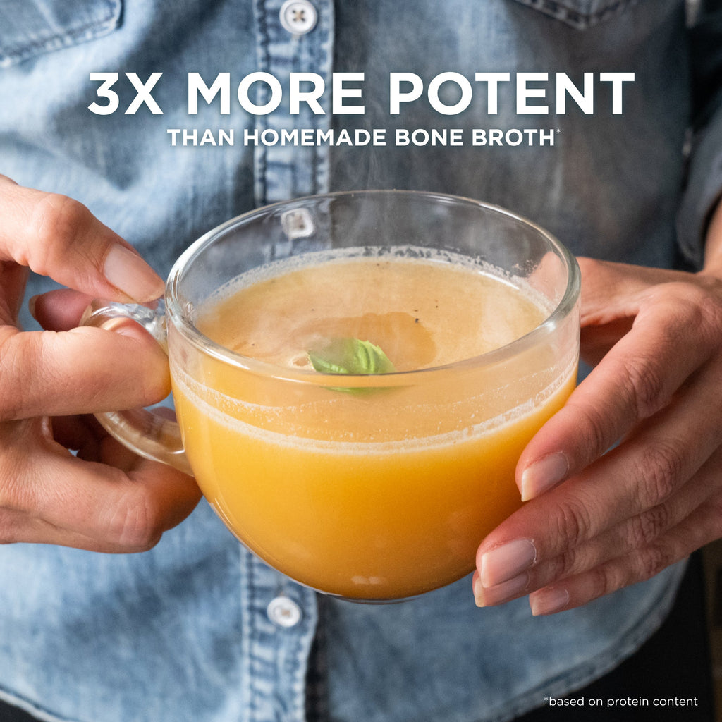 3x more potent than homemade bone broth