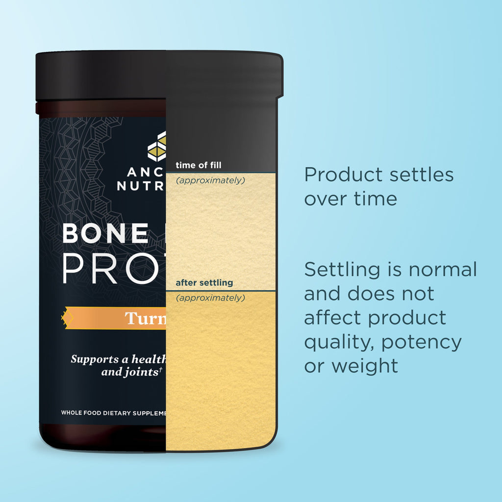 Product settles over time