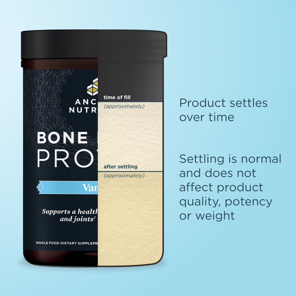 product settles over time