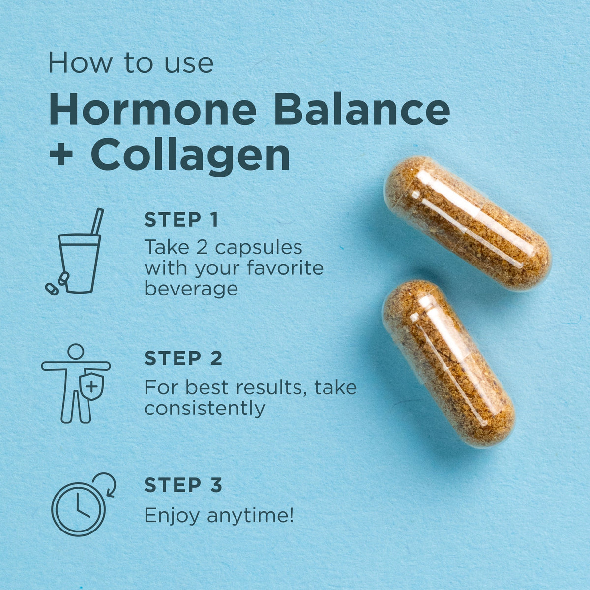 how to use hormone balance + collagen