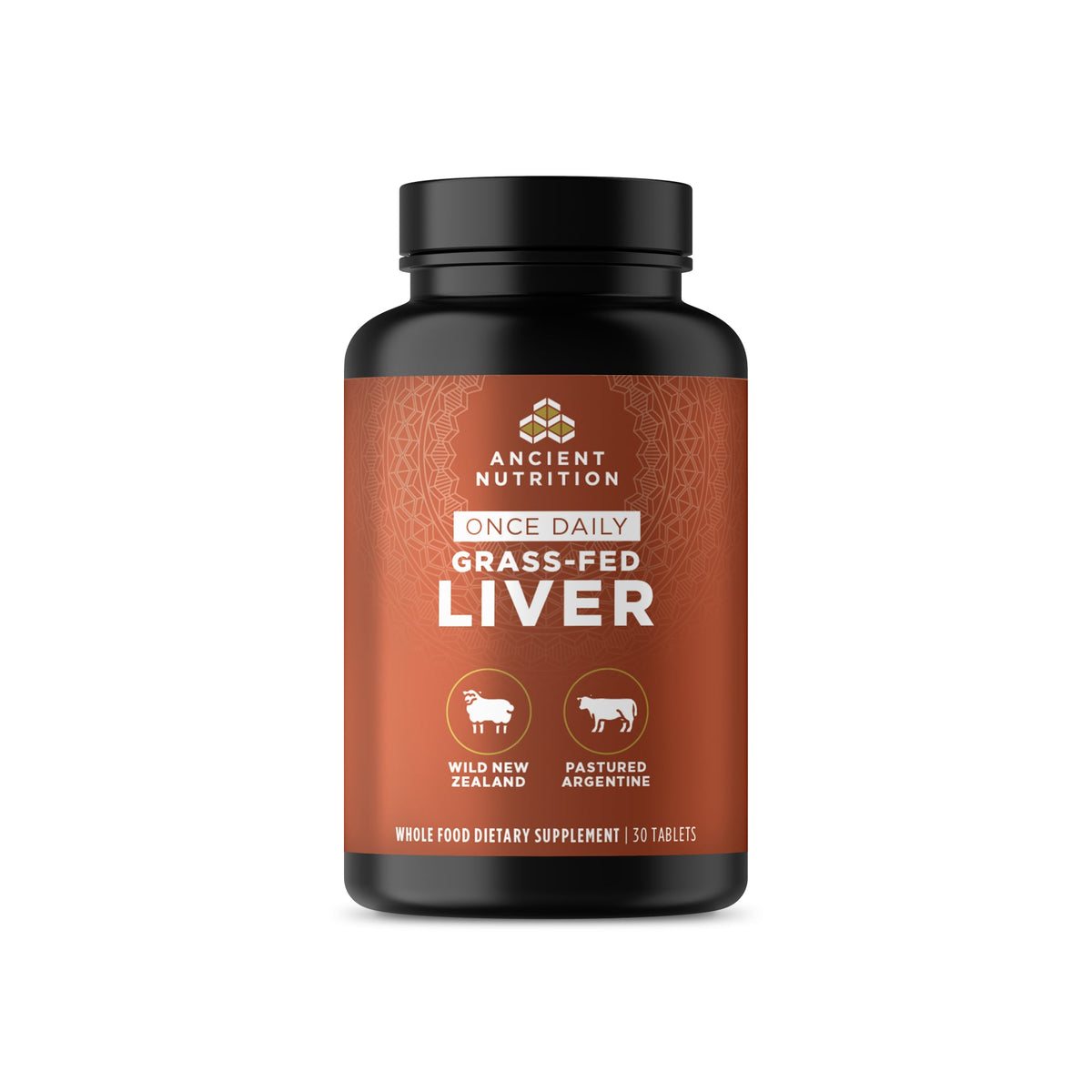 Grass-Fed Liver Once Daily Tablets (30 Servings) bottle