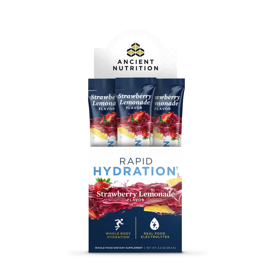 Rapid Hydration Powder Strawberry Lemonade Flavor (15 Servings) box