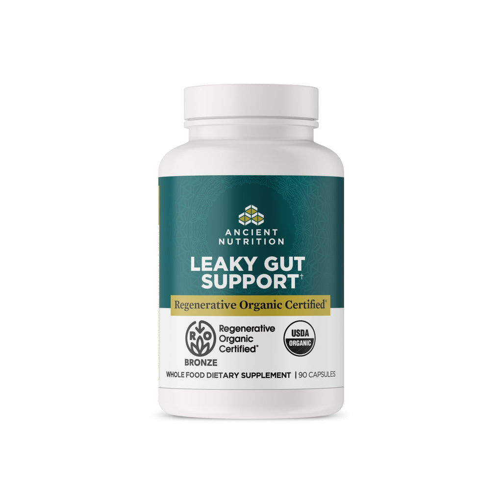 Regenerative Organic Certifiedª Leaky Gut Support (30 Servings) front of bottle