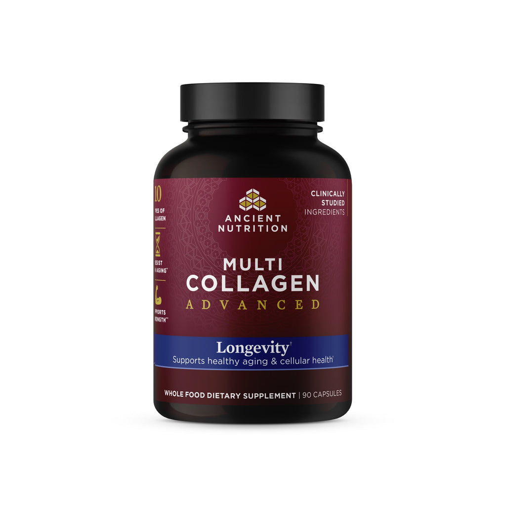 Multi Collagen Advanced Longevity† Capsules (30 Servings) bottle