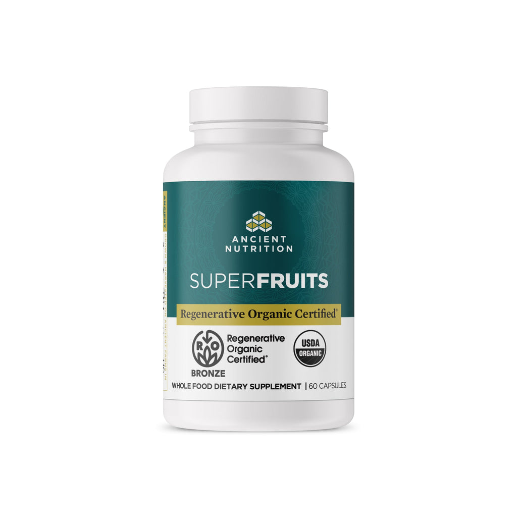 Regenerative Organic Certifiedª SuperFruits (30 Servings) front of bottle