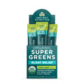Organic SuperGreens Bloat Relief† Stick Packs Powder Citrus Apple Flavor (16 Servings) bottle