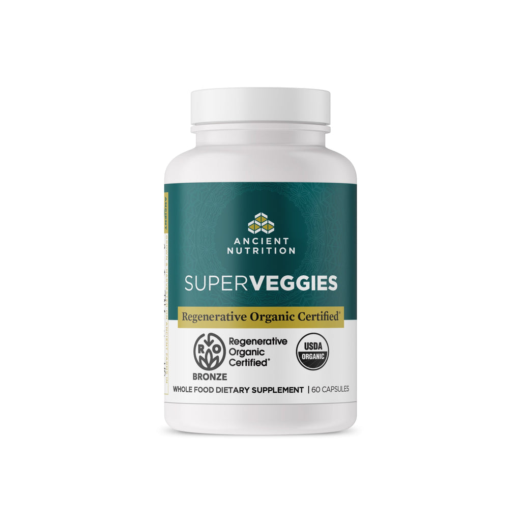 Regenerative Organic Certifiedª SuperVeggies (30 Servings) front of bottle