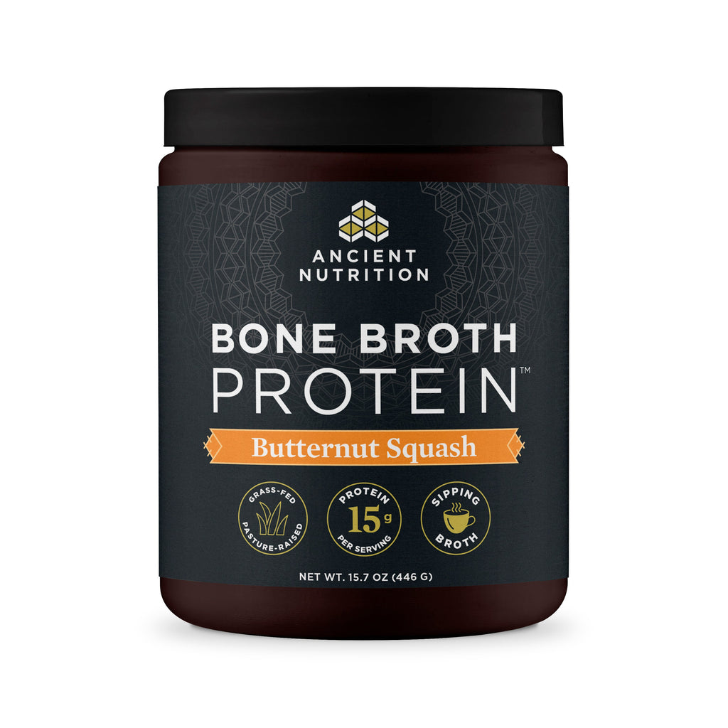 Bone Broth Protein Powder Butternut Squash (15 Servings) bottle