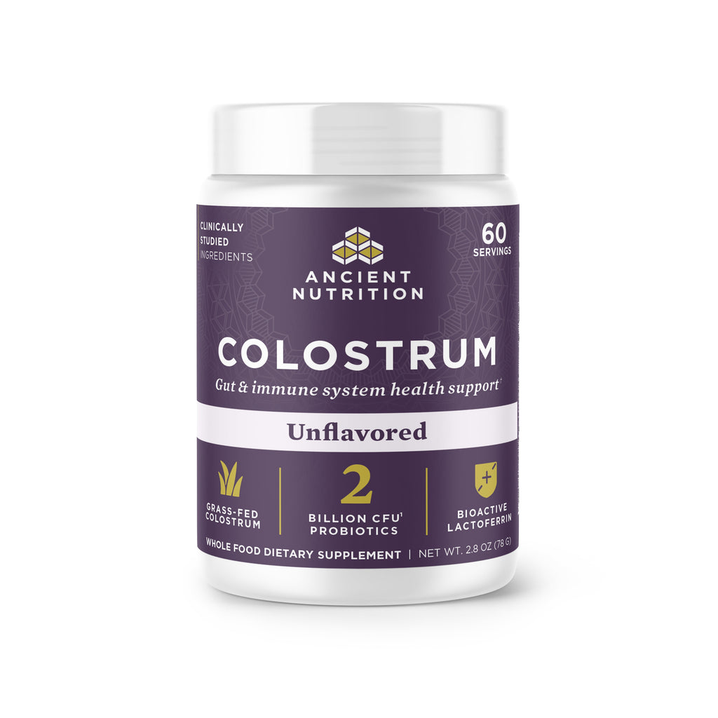 Colostrum Powder Unflavored (60 Servings) front of bottle