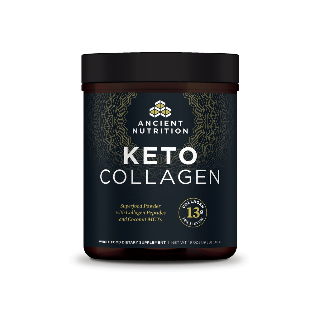 Keto Collagen Protein Powder Pure (30 Servings) bottle
