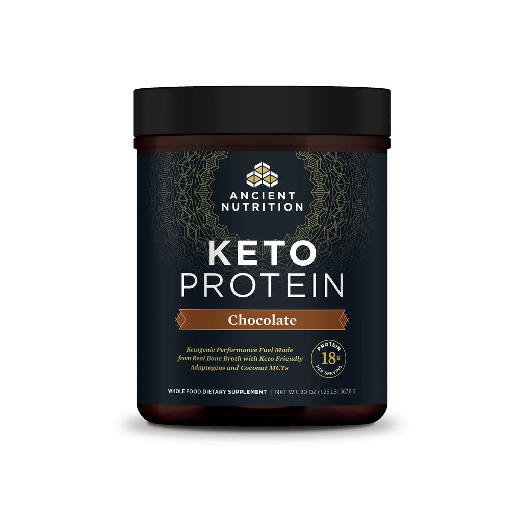 Keto Protein Chocolate front of bottle 